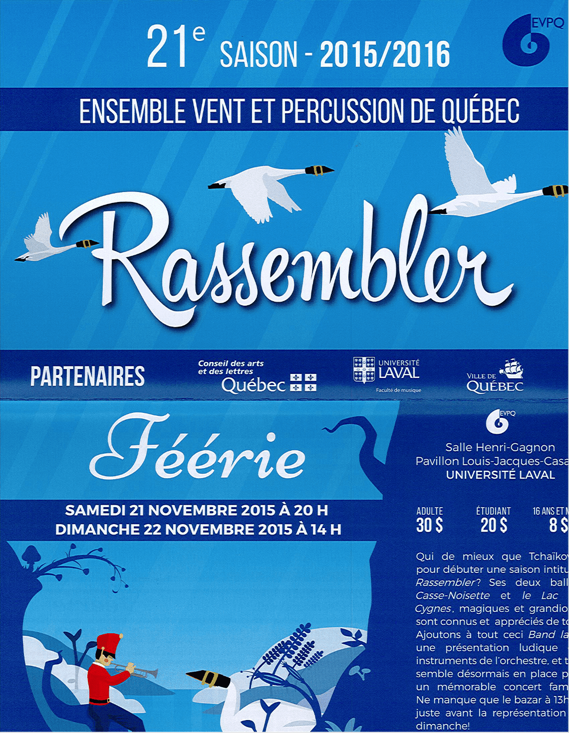 Archives programmation Dépliant 2015-2016 EVPQ