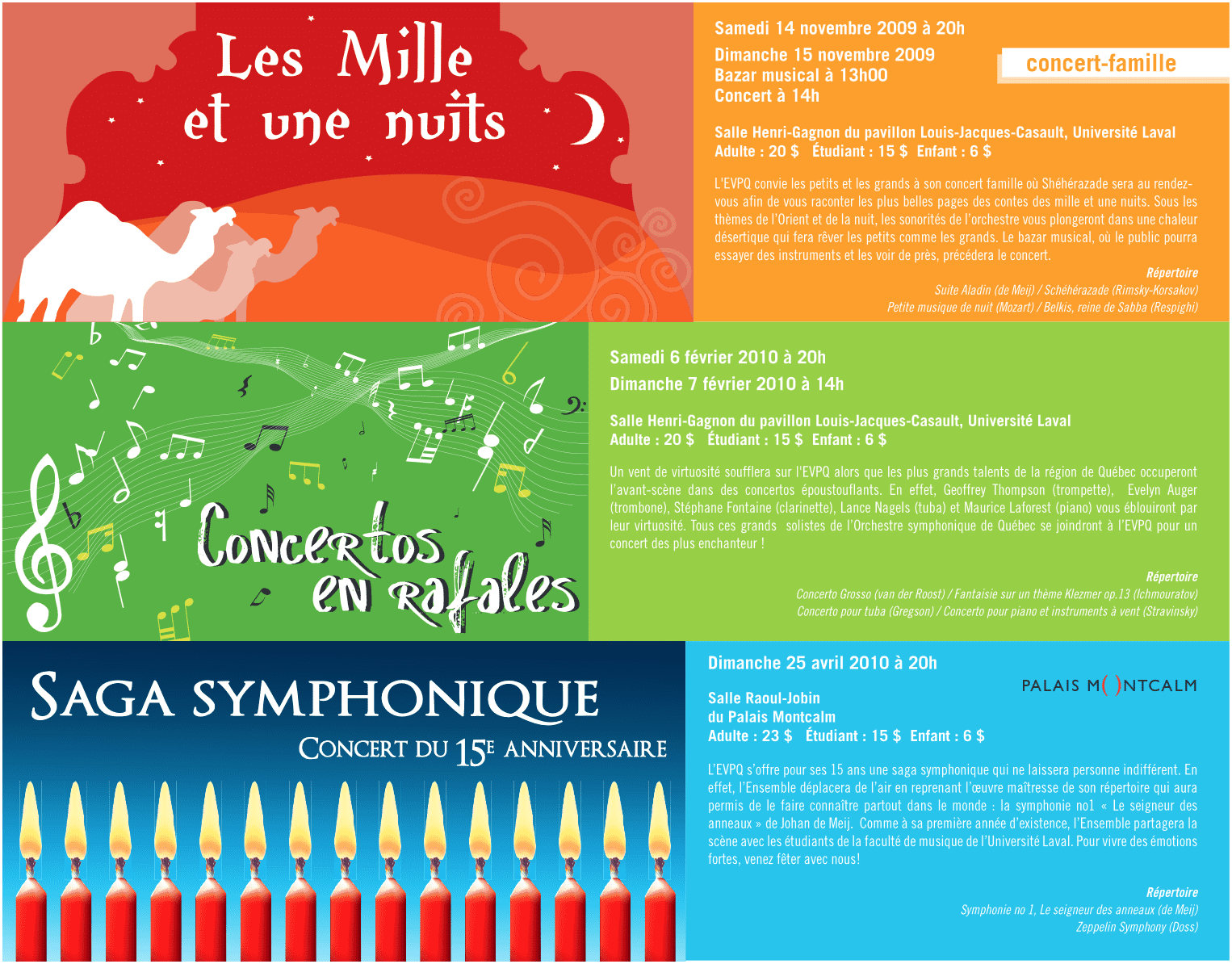 Archives Programmation Dépliant 2009-2010 EVPQ